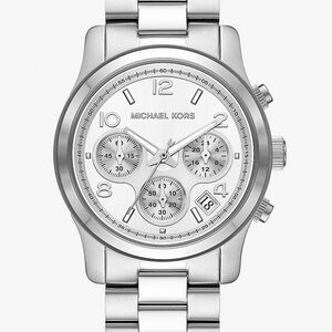Michael Kors Silver Runway Watch